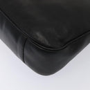 GUCCI Bamboo Shoulder Bag Leather 2way Black Gold 001 1998 1577 Auth ep5534-16