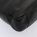 GUCCI Bamboo Shoulder Bag Leather 2way Black Gold 001 1998 1577 Auth ep5534-9