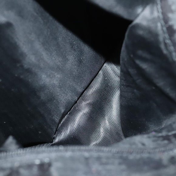 GUCCI Bamboo Shoulder Bag Leather 2way Black Gold 001 1998 1577 Auth ep5534