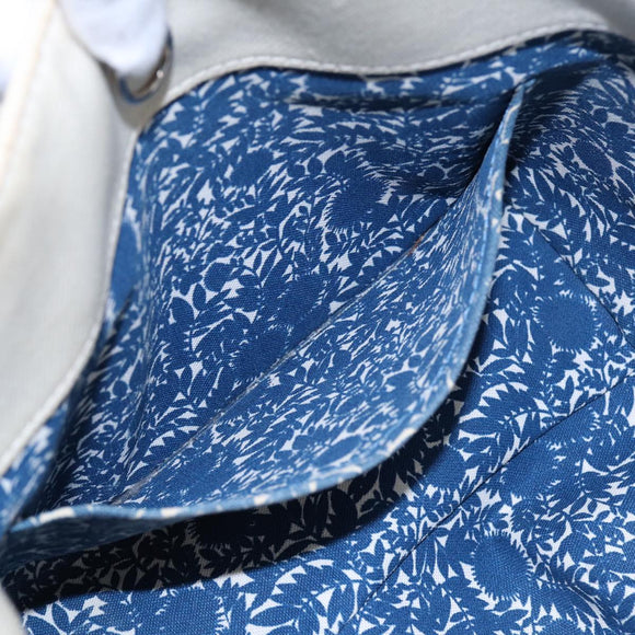 LOUIS VUITTON Cabas PM Tote Bag Canvas White Blue M94504 LV Auth ep5538