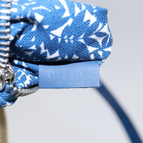 LOUIS VUITTON Cabas PM Tote Bag Canvas White Blue M94504 LV Auth ep5538