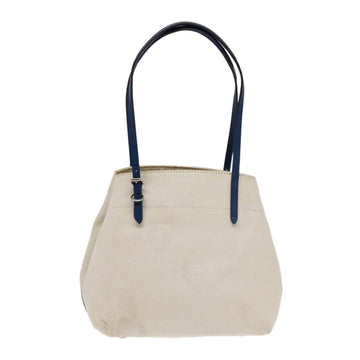 LOUIS VUITTON Cabas PM Tote Bag Canvas White Blue M94504 LV Auth ep5538 - 0