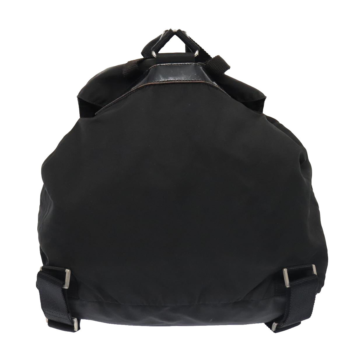 PRADA Backpack Nylon Black Silver Auth ep5539 - 0