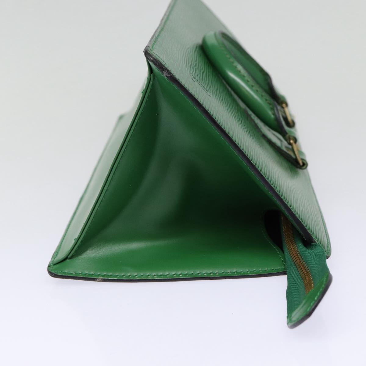 LOUIS VUITTON Epi Sac Triangle Hand Bag Green M52094 LV Auth ep5544