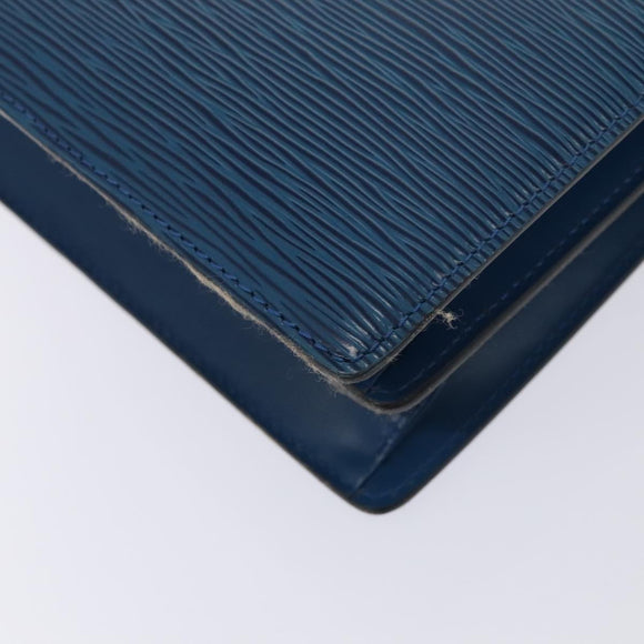 LOUIS VUITTON Epi Capuchin Shoulder Bag Blue M52345 LV Auth ep5571