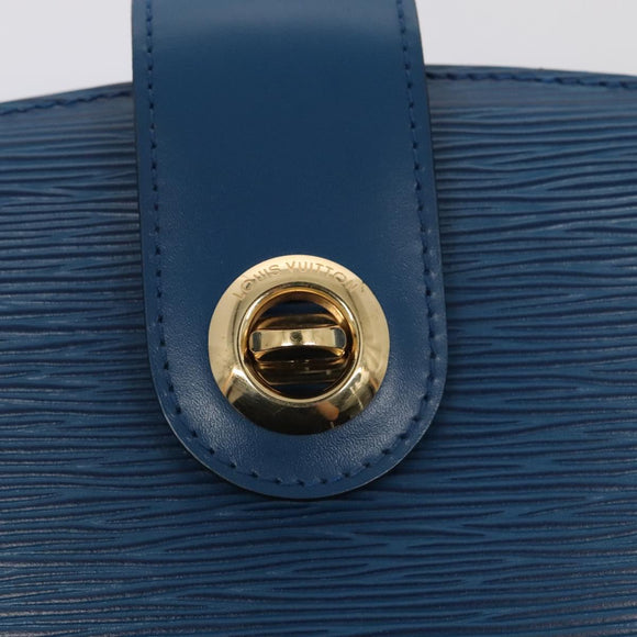 LOUIS VUITTON Epi Capuchin Shoulder Bag Blue M52345 LV Auth ep5571