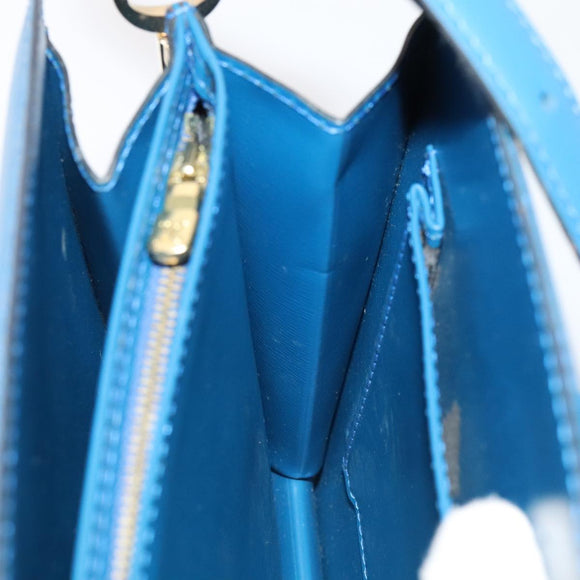 LOUIS VUITTON Epi Capuchin Shoulder Bag Blue M52345 LV Auth ep5571