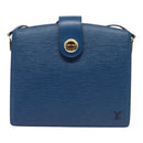 LOUIS VUITTON Epi Capuchin Shoulder Bag Blue M52345 LV Auth ep5571-13