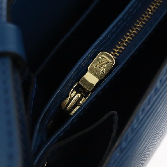 LOUIS VUITTON Epi Capuchin Shoulder Bag Blue M52345 LV Auth ep5571