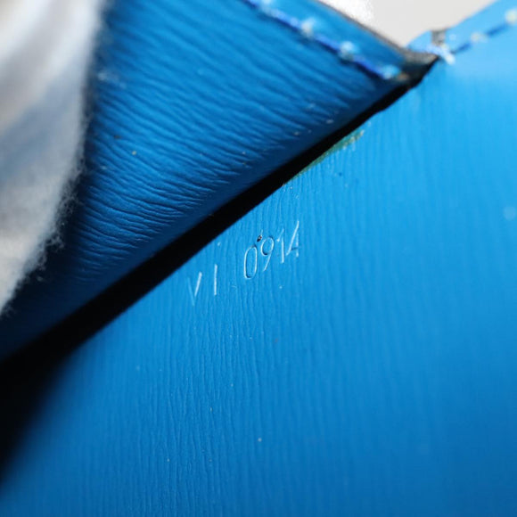 LOUIS VUITTON Epi Capuchin Shoulder Bag Blue M52345 LV Auth ep5571