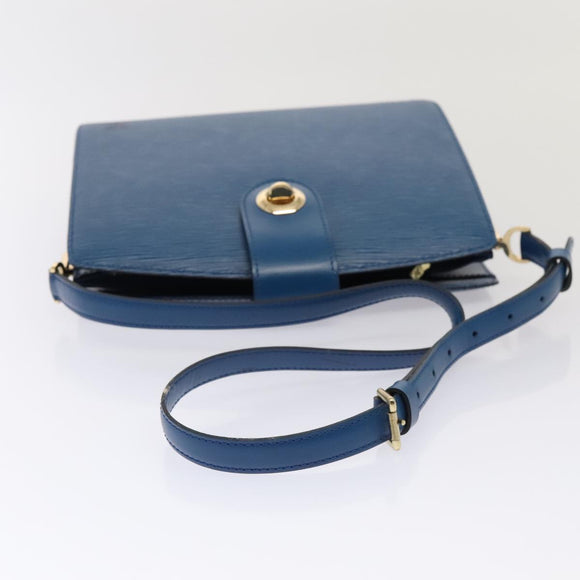 LOUIS VUITTON Epi Capuchin Shoulder Bag Blue M52345 LV Auth ep5571