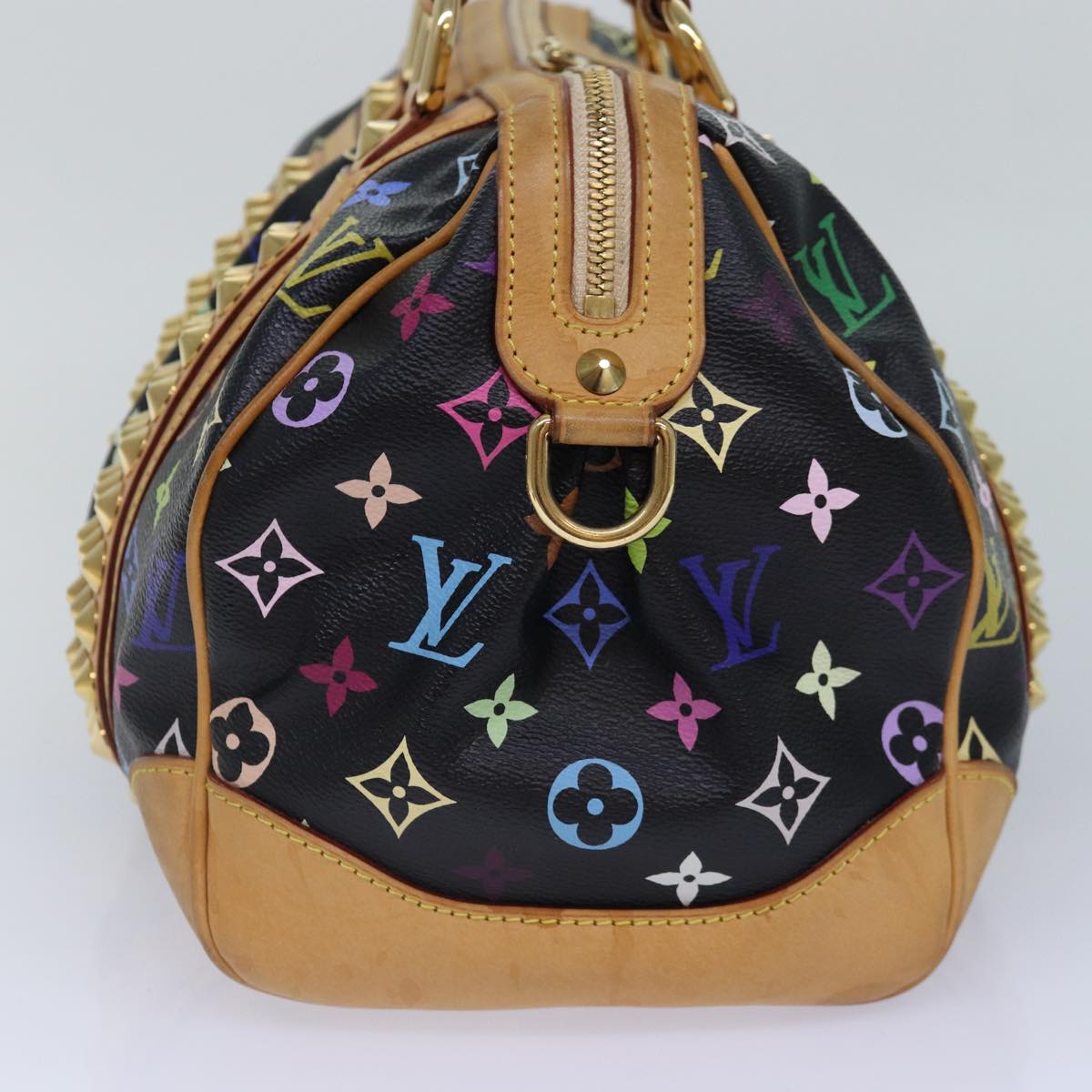 LOUIS VUITTON Monogram Multicolor Courtney MM Bag 2way Black M45642 Auth ep5582