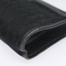 Christian Dior Trotter Canvas Clutch Bag Black Silver Auth ep5605-16