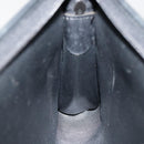 Christian Dior Trotter Canvas Clutch Bag Black Silver Auth ep5605-12