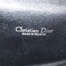 Christian Dior Trotter Canvas Clutch Bag Black Gold Auth ep5606-17