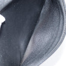 Christian Dior Trotter Canvas Clutch Bag Black Gold Auth ep5606-18