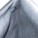 Christian Dior Trotter Canvas Clutch Bag Black Gold Auth ep5606-20