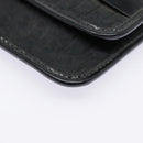 Christian Dior Trotter Canvas Clutch Bag Black Gold Auth ep5606-14