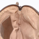 GUCCI GG Supreme Web Sherry Line Shoulder Bag PVC Beige Gold Auth ep5636-20