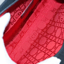 Christian Dior Canage Pouch Nylon Black Gold Auth ep5643-10