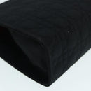 Christian Dior Canage Pouch Nylon Black Gold Auth ep5643-7