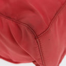 PRADA Hand Bag Nylon Pink Silver Auth ep5695-15