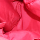 PRADA Hand Bag Nylon Pink Silver Auth ep5695-10