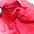 PRADA Hand Bag Nylon Pink Silver Auth ep5695-19