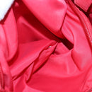 PRADA Hand Bag Nylon Pink Silver Auth ep5695-25