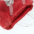 PRADA Hand Bag Nylon Pink Silver Auth ep5695-6