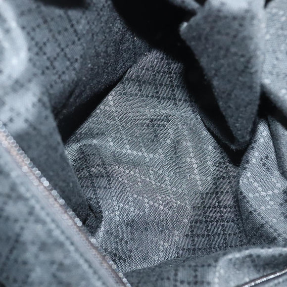 GUCCI Boston Bag Canvas Leather 2way Black Auth ep5717