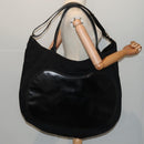 GUCCI Boston Bag Canvas Leather 2way Black Auth ep5717-28