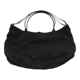 GUCCI Boston Bag Canvas Leather 2way Black Auth ep5717 - 0