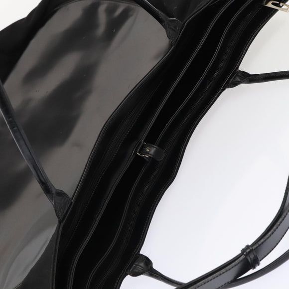 GUCCI Boston Bag Canvas Leather 2-Wege Schwarz Auth ep5717
