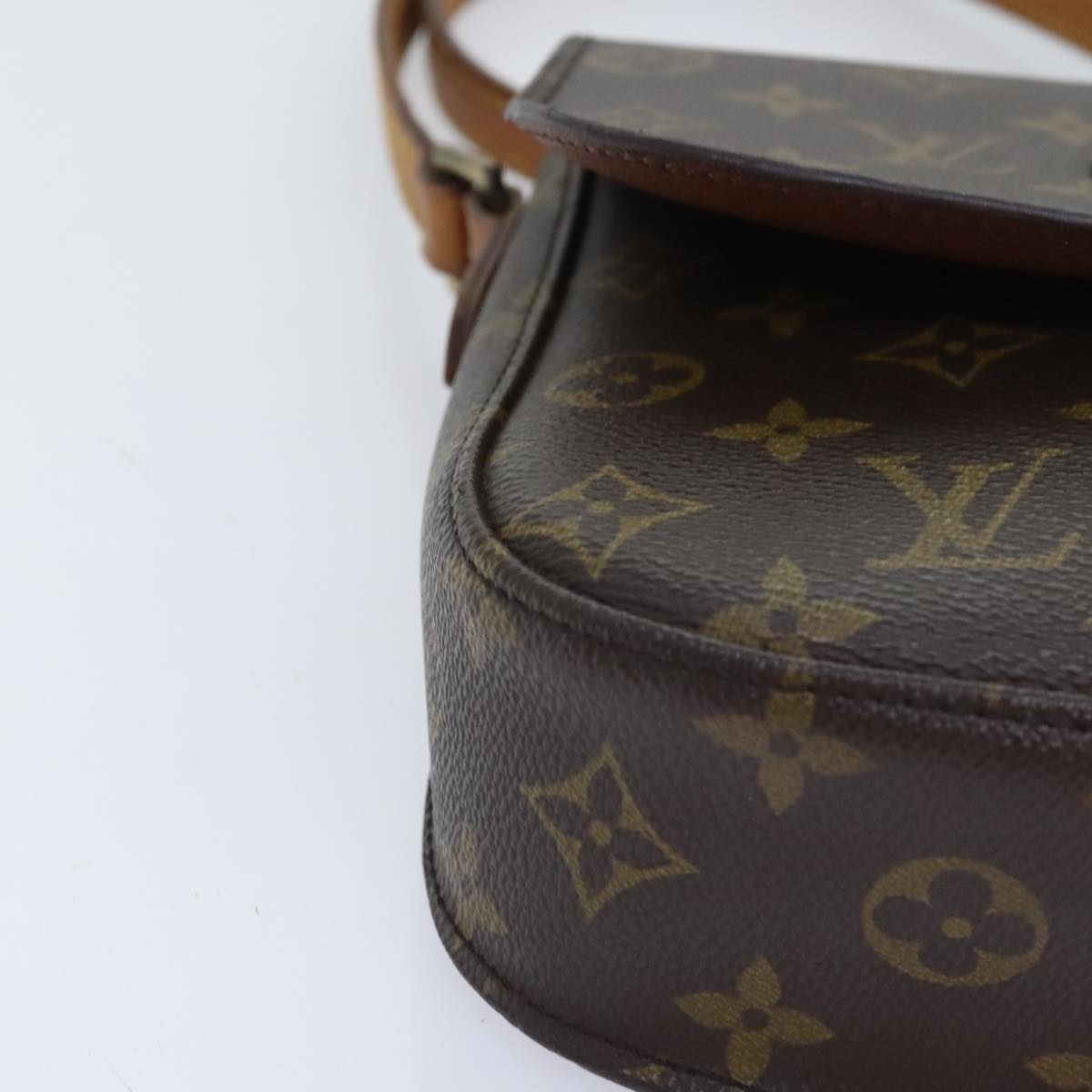 LOUIS VUITTON Monogram Saint Cloud MM Shoulder Bag M51243 LV Auth ep5748