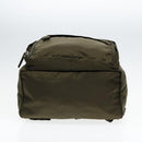 PRADA Backpack Nylon Khaki Silver Auth ep5764-5