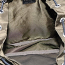 PRADA Backpack Nylon Khaki Silver Auth ep5764-11