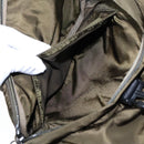 PRADA Backpack Nylon Khaki Silver Auth ep5764-26