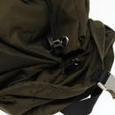 PRADA Backpack Nylon Khaki Silver Auth ep5764-7