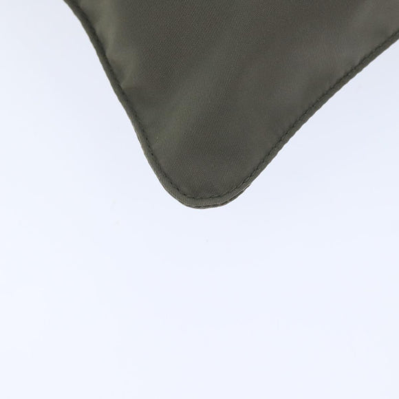 PRADA Shoulder Bag Nylon Gray Silver Auth ep5770