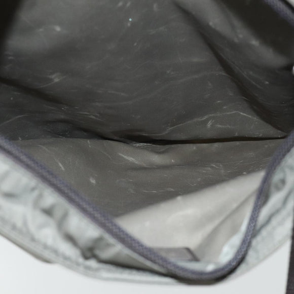PRADA Shoulder Bag Nylon Gray Silver Auth ep5770