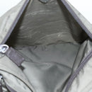 PRADA Shoulder Bag Nylon Gray Silver Auth ep5770-10