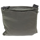 PRADA Shoulder Bag Nylon Gray Silver Auth ep5770-2
