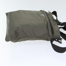 PRADA Shoulder Bag Nylon Gray Silver Auth ep5770-3