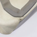 BALENCIAGA Navy Cabas S Hand Bag Canvas Leather White Beige 339933 Auth ep5793-14