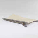 BALENCIAGA Navy Cabas S Hand Bag Canvas Leather White Beige 339933 Auth ep5793-22