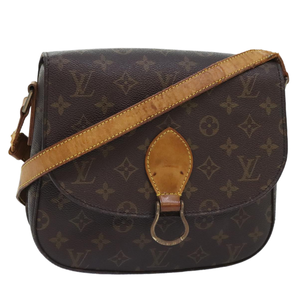 LOUIS VUITTON Monogram Saint Cloud GM Shoulder Bag M51242 LV Auth ep5796