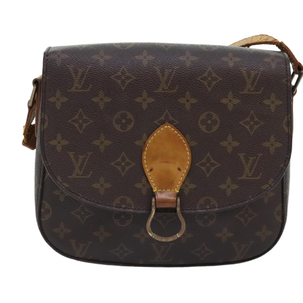 LOUIS VUITTON Monogram Saint Cloud GM Shoulder Bag M51242 LV Auth ep5796