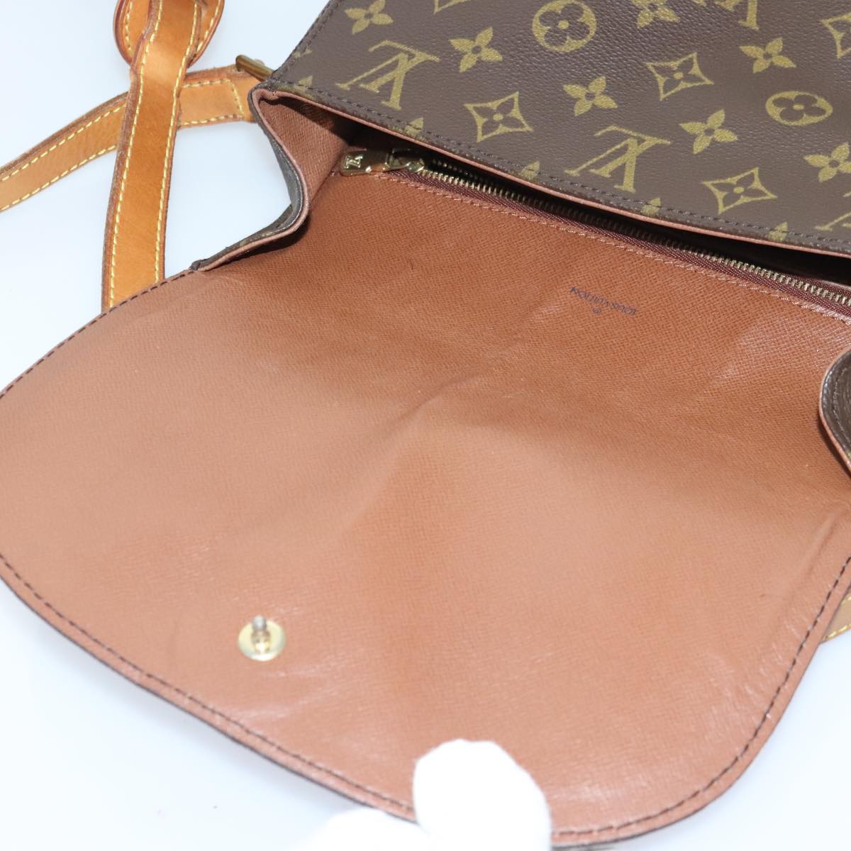 LOUIS VUITTON Monogram Saint Cloud GM Shoulder Bag M51242 LV Auth ep5797