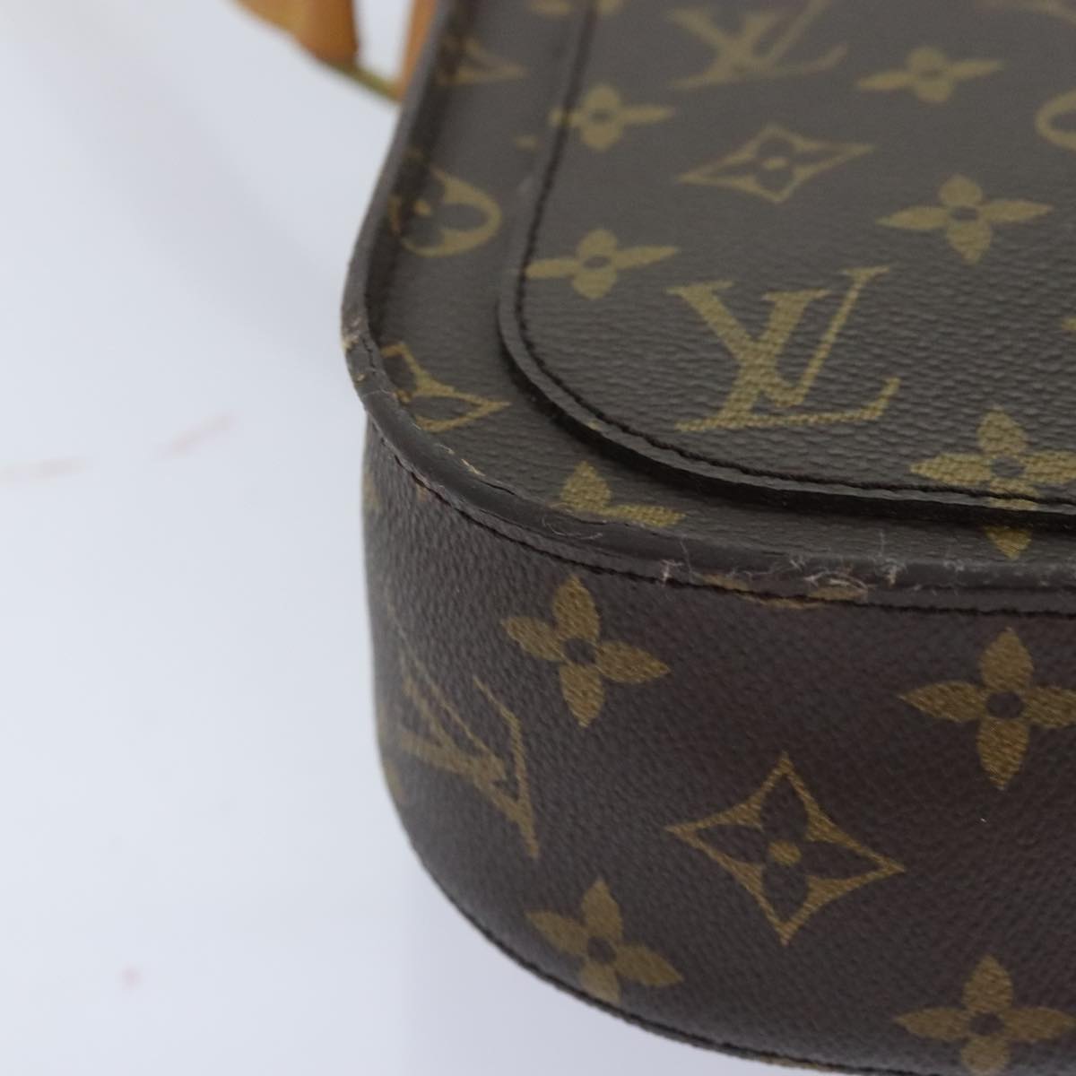 LOUIS VUITTON Monogram Saint Cloud GM Shoulder Bag M51242 LV Auth ep5799